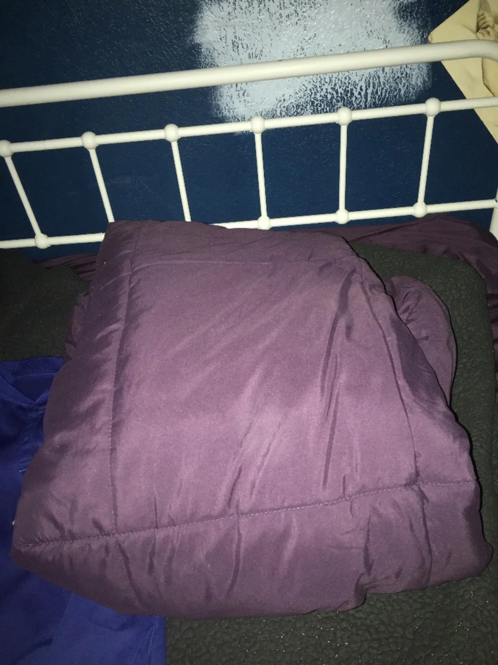 Purple Twin Size Thick Blanket